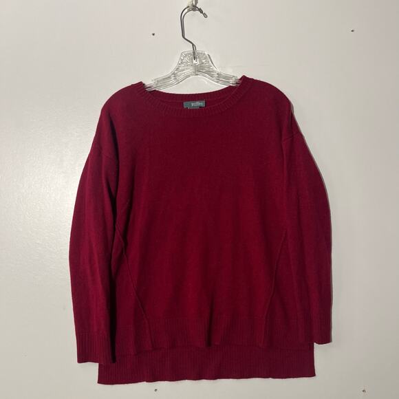Griffen 100% Cashmere Casual Red Long sleeve Loose fit Sweaters Womens size XS - Picture 1 of 7